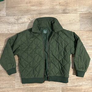 Wild Fable Women's Quilted Jacket - Dark Green - XS